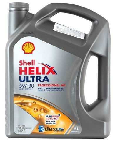 Shell Helix Ultra Professional AG 5W-30, 5 л (550046301) моторна олива фото