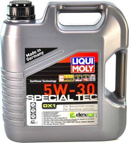 Liqui Moly Special Tec DX1 5W-30 4 л, (20968) моторное масло фото