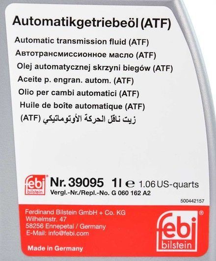 Febi Lifeguardfluid 8, 1 л (39095) трансмісійна олива фото