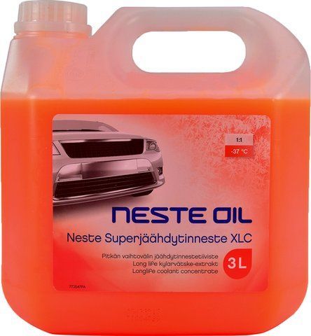 Neste Superjaahdytinneste XLC G12+ красный, 3 л концентрат антифриза фото