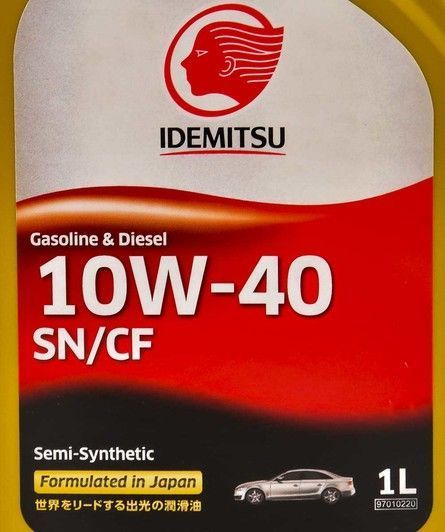 Idemitsu Engine Oil 10W-40 1 л, моторна олива фото