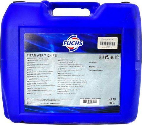 Fuchs Titan ATF 7134 FE, 20 л (600990503) трансмиссионное масло фото