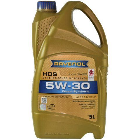 Ravenol HDS Hydrocrack Diesel Specific 5W-30 5 л, (11111215) моторное масло фото
