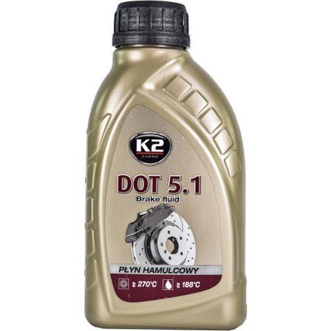 K2 DOT 5.1, 0,5 л (T105) гальмівна рідина фото