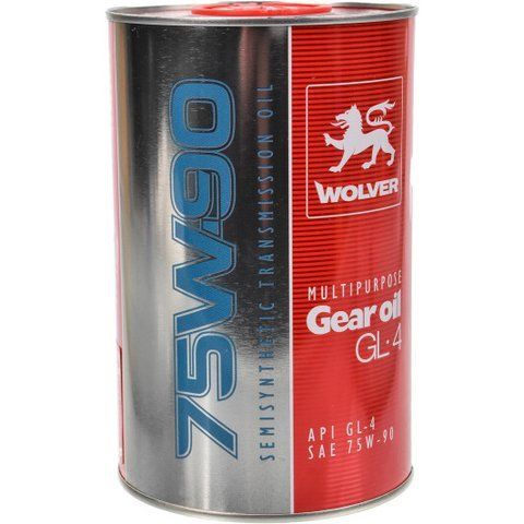 Wolver Gear Oil GL-4 75W-90, 1 л напівсинтетична трансмісійна олива фото
