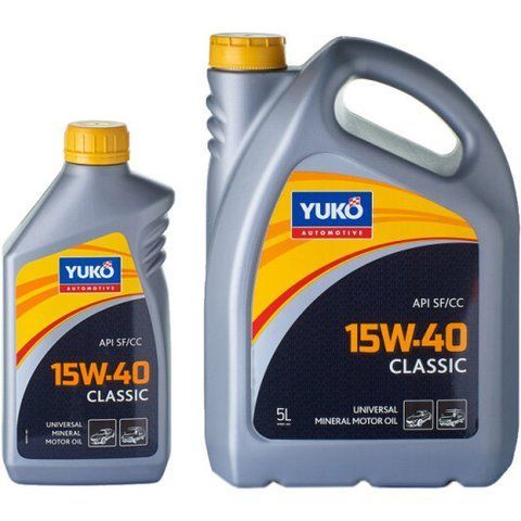 Yuko Classic 15W-40 1 л, моторное масло фото