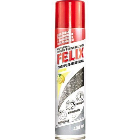 Полироль для салона Felix Professional Cockpit Polish and Cleaner лимон 400 мл 411040133 фото
