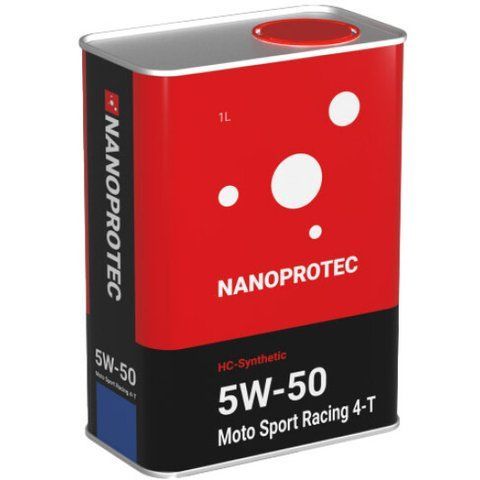 Nanoprotec Moto Sport Racing 5W-50, 1 л (NP2218501) моторна олива 4T фото