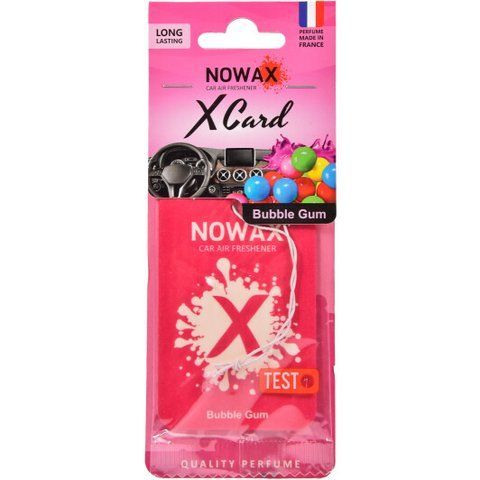 Nowax X Card Bubble Gum, 12 г (NX07540) ароматизатор фото
