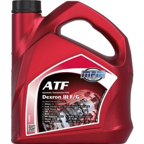 MPM ATF Dexron III F/G, 4 л (16004) синтетическое трансмиссионное масло фото