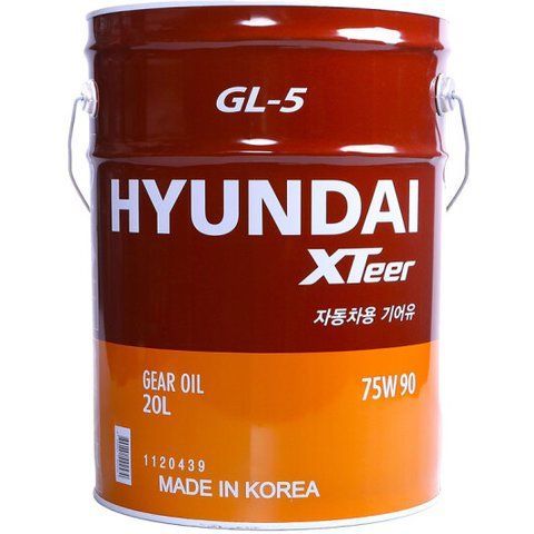 Hyundai XTeer GL-5 75W-90, 20 л (1120439) синтетична трансмісійна олива фото