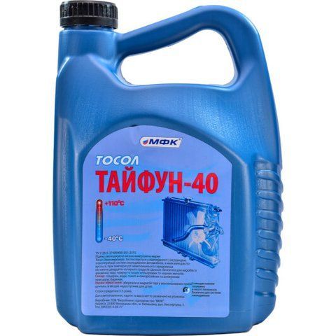 Готовий антифриз МФК Тайфун синій -40 &deg;C фото