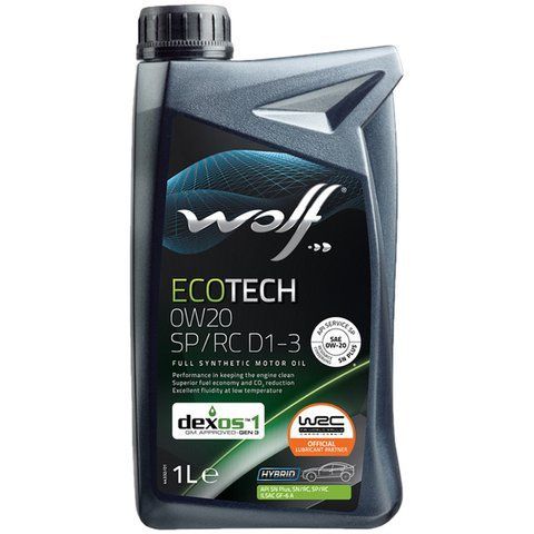 Wolf Ecotech SP/RC D1-3 0W-20, 1 л (1049889) моторна олива фото