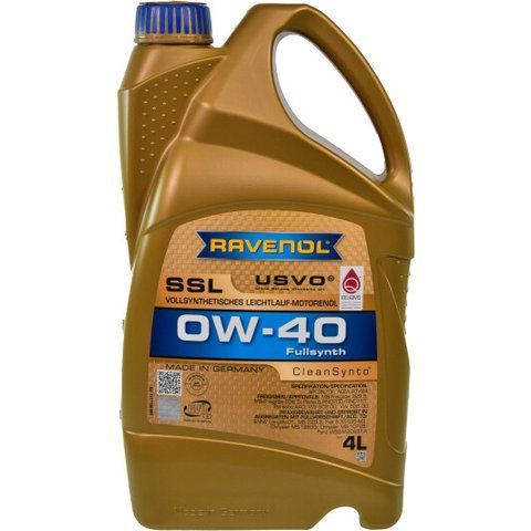 Ravenol SSL 0W-40 4 л, (11111084) моторное масло фото