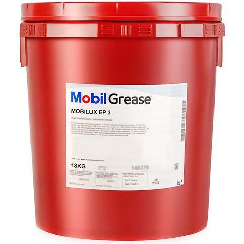 Mobil Mobilux EP 3, 18 л (0318262) літієве мастило фото