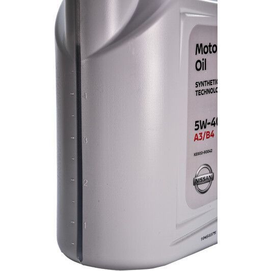 Nissan Motor Oil 5W-40 A3/B4, 5 л (ke90090042) моторное масло фото