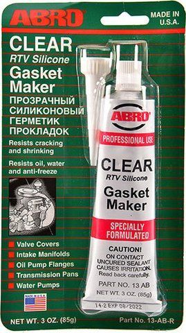 ABRO Gasket Maker (USA) прозорий формувач прокладок, 85 мл (13AB85) фото