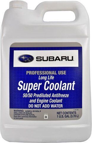 Subaru Super Coolant G11 сине-зеленый -37 &deg;C, 3.78 л (SOA868V9270) готовый антифриз фото