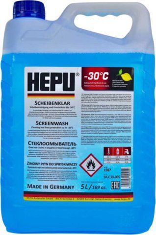 Hepu зимний -30&deg;С лимон, 5 л (skc30005) омыватель фото