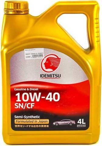 Idemitsu Engine Oil 10W-40, 4 л (30015049746) моторное масло фото
