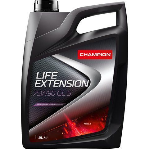 Champion Life Extension GL 5 75W-90, 5 л (8203800) полусинтетическое трансмиссионное масло фото