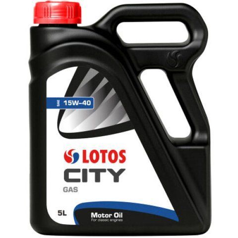 LOTOS City Gas 15W-40 5 л, моторное масло фото