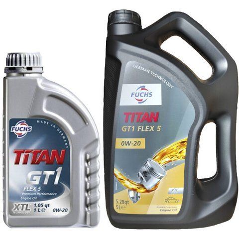Fuchs Titan GT1 Flex 5 0W-20 1 л, (601446481) моторна олива фото