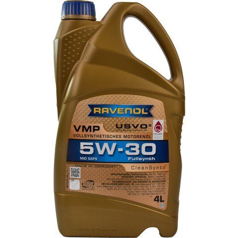Ravenol VMP 5W-30 4 л, (1111122004) моторное масло фото