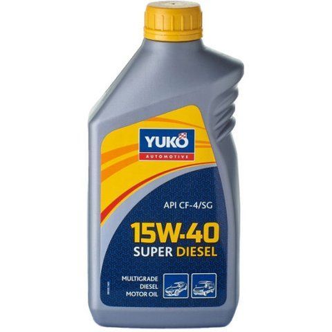 Yuko Super Diesel 15W-40 1 л, моторное масло фото