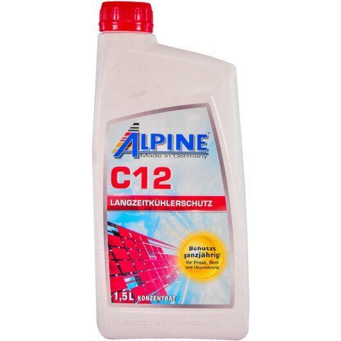 Alpine G12 красный, 1,5 л (118515) концентрат антифриза фото