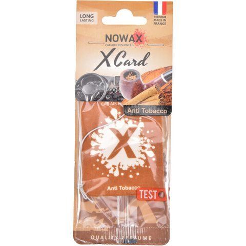 Nowax X Card Anti Tobacco, 12 ш (NX07543) ароматизатор фото