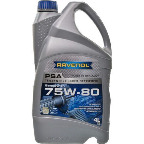Ravenol PSA GL-4+ 75W-80, 4 л (1222100004) напівсинтетична трансмісійна олива фото