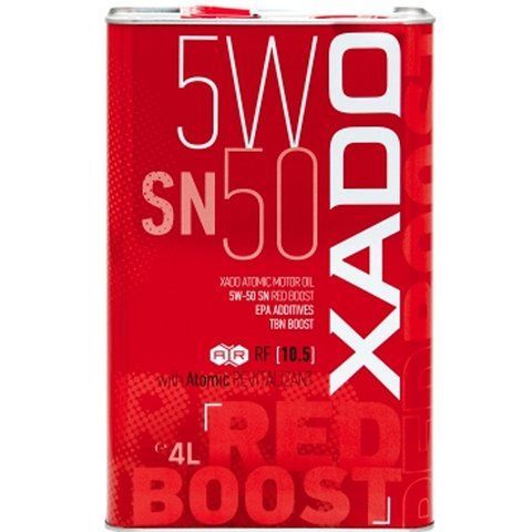 XADO Atomic Oil 5W-50 SN Red Boost, 4 л (ХА25293_1) моторна олива фото