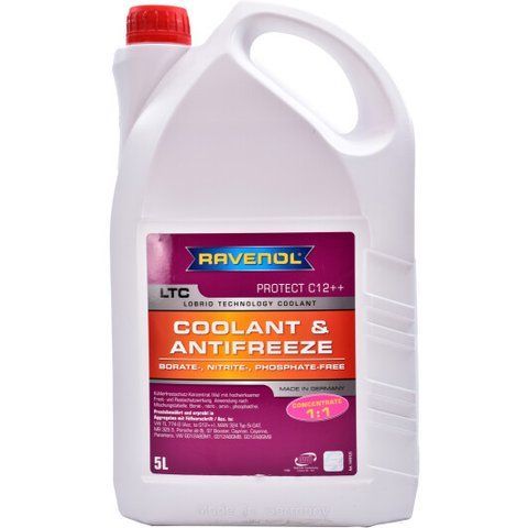 Ravenol ?LTC Protect C12++ G12++ фіолетовий, 5 л концентрат антифризу фото