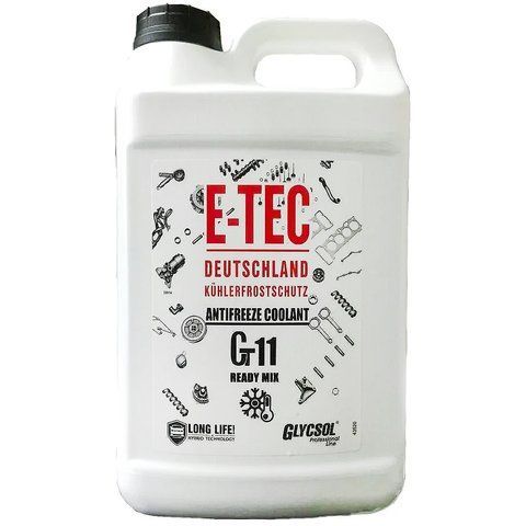 E-tec Glycsol G11 зеленый -38 &deg;C, 4 л (2857) готовый антифриз фото