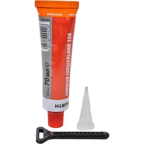 W&uuml;rth Silicone Special 250 герметик черный, 100 мл (0890323) фото
