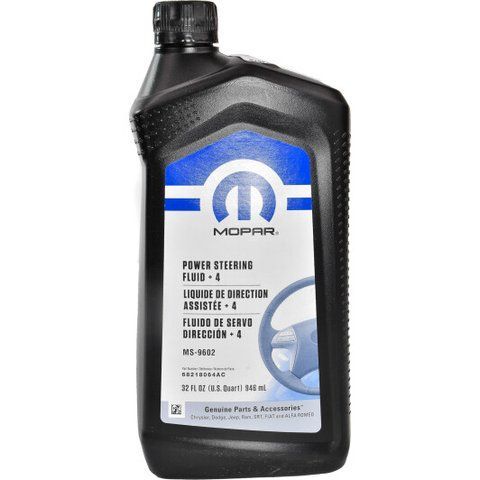 Mopar Power Steering Fluid +4, 0,946 л (68218064AC) синтетическое трансмиссионное масло фото