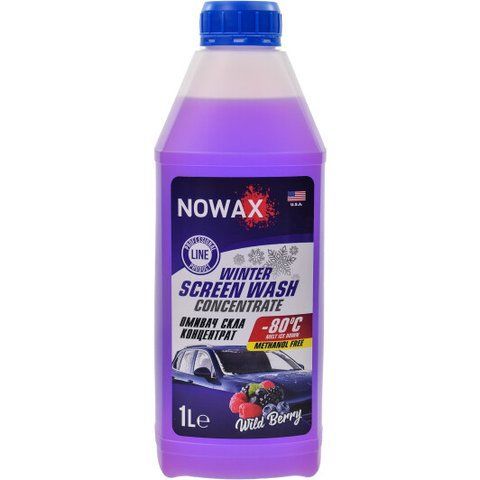 Концентрат омывателя Nowax зимний -80&deg;С лесная ягода 1 л, (NX01172) фото