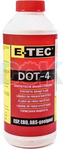 E-tec DOT 4 ABS, ESP, 0,5 л (4etec05) гальмівна рідина фото