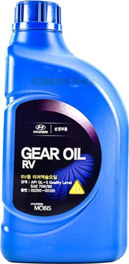 Hyundai Gear Oil RV GL-5 75W-90, 1 л (0220000120) синтетична трансмісійна олива фото