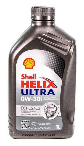 Shell Helix Ultra ECT 0W-30, 1 л (550046305) моторна олива фото