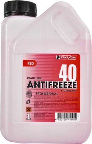 Готовий антифриз KAMA OIL Ready Mix G12 червоний -24 &deg;C фото