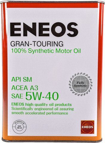 Eneos Gran-Touring SM 5W-40 4 л, моторное масло фото