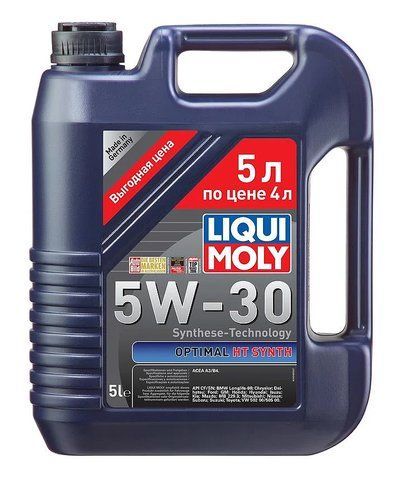 Liqui Moly Optimal HT Synth 5W-30 5 л, (39010/39001) моторное масло фото