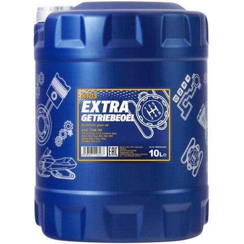 Mannol Extra Getriebeoel GL-4/5 75W-90, 10 л (MN8103-10) синтетична трансмісійна олива фото