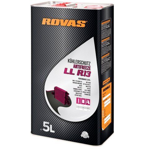 Rovas Antifreeze LL R13 фиолетовый -80&deg;C, 5 л (75932) концентрат антифриза фото