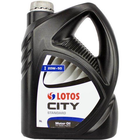 LOTOS City Standard SF/CD 20W-50 5 л, моторное масло фото