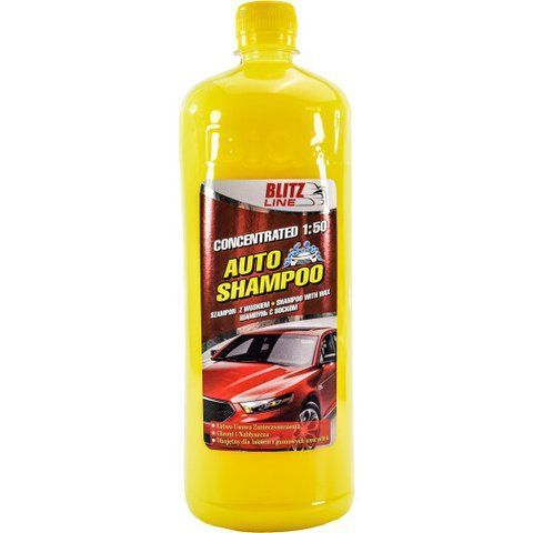 Автошампунь-полірол концентрат Blitz Line Auto-Wasch-Shampoo з воском фото