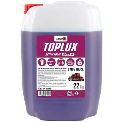 Nowax Toplux Nano+, 22 л (NX20145) концентрат автошампуню фото