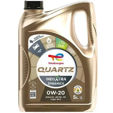 Total Quartz Ineo Xtra Dynamics 0W-20, 5 л (226004) моторное масло фото
